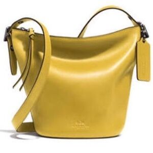 Coach Vibrant Yellow Mini Bag